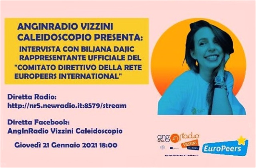 Biljana Dajic del Comitato direttivo rete “Europeers International”, ospite di AnGinRadio Vizzini Caleidoscopio