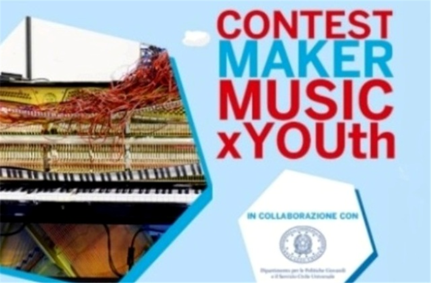 Contest "Maker Music x YOUth". Domande di partecipazione vanno presentate entro le ore 18:00 dell'8 novembre 2021.